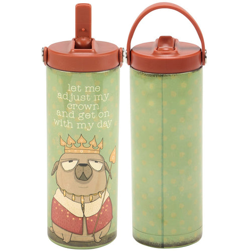 Water Bottle - Let Me Adjust My Crown Get On With My Day Sport Bottle