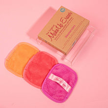 Load image into Gallery viewer, Weekenders Pink 3-Day Travel Set of MakeUp Erasers
