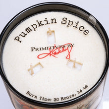 Load image into Gallery viewer, Wheelbarrow Pumpkins Candle Jar Candle - Pumpkin Spice Scent
