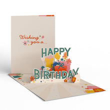Load image into Gallery viewer, Whimsical Birthday Paperpop® Card  - Assorted
