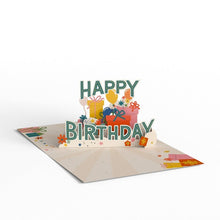 Load image into Gallery viewer, Whimsical Birthday Paperpop® Card  - Assorted
