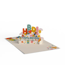 Load image into Gallery viewer, Whimsical Birthday Paperpop® Card  - Assorted
