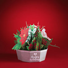 Load image into Gallery viewer, Winter Flower Basket Decoration by Lovepop
