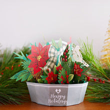 Load image into Gallery viewer, Winter Flower Basket Decoration by Lovepop

