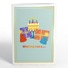 Load image into Gallery viewer, Wishing You a Happy Birthday Music and Lights Lovepop Card
