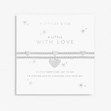 Load image into Gallery viewer, &#39;With Love&#39; Silver Bracelet Set of 2 
