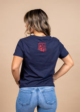 Load image into Gallery viewer, Womens Crew Neck Classic - University of Arizona Desert Wilbur - Midnight Blue
