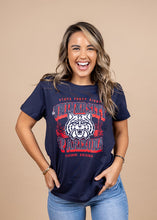 Load image into Gallery viewer, Womens Crew Neck Classic - University of Arizona Desert Wilbur - Midnight Blue
