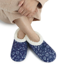 Load image into Gallery viewer, Women's Seashells Seaside Garden Snoozies - Foot Coverings
