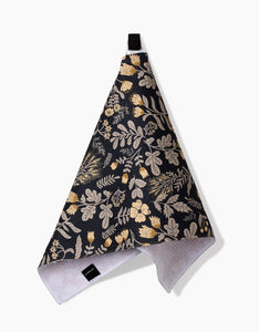 Woodland Wildflowers Bar Towel by Geometry
