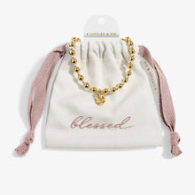 Load image into Gallery viewer, Words To Treasure 'Blessed' Bracelet In Silver And Gold-Tone Plating
