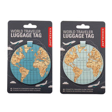 Load image into Gallery viewer, World Traveler Luggage Tag
