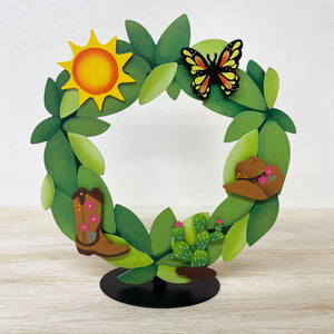 Cowgirl & Cactus Magnets Set of 3, Magnetic Decor