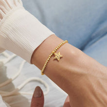 Load image into Gallery viewer, Written In The Stars Stretch Bracelet - Gold Tone Plating
