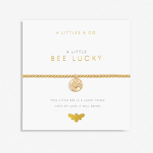 A Little 'Bee Lucky' Bracelet in Gold-Tone Plating