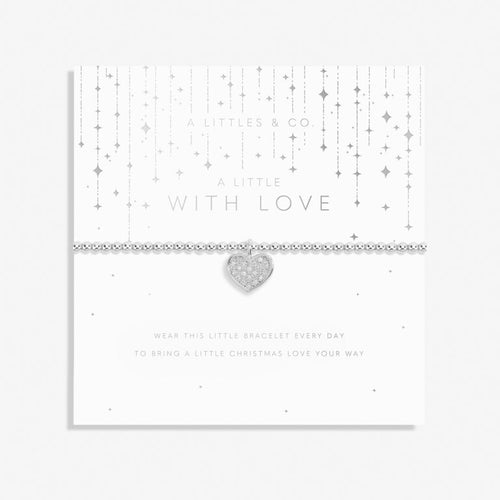 Christmas A Little 'With Love' Bracelet in Silver