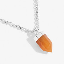 Load image into Gallery viewer, Affirmation Crystal A Little &#39;Energy&#39;  Necklace - Amber
