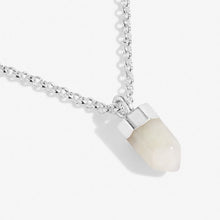 Load image into Gallery viewer, Affirmation Crystal A Little &#39;Balance&#39; Necklace - Snowflake Jade
