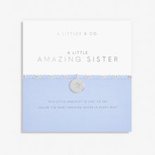Load image into Gallery viewer, Live Life In Color -  A Little &#39;Amazing Sister&#39; Bracelet in Silver
