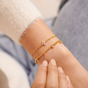 Gold Star Stacks Of Style Bracelet Set of 2