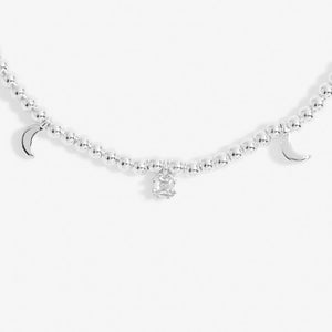 Moon Silver Stacks Of Style Bracelet Set of 2