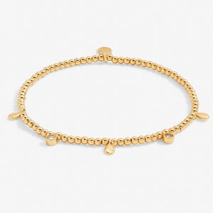 Organic Shape Gold Stacks Of Style Bracelet Set of 2