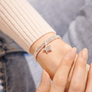 Lila Star Bracelet - Silver
