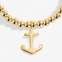Load image into Gallery viewer, A Little &#39;Anchor&#39; Bracelet in Gold-Tone Plating
