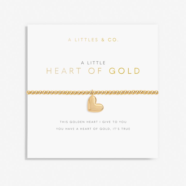 A Little 'Heart Of Gold' Bracelet in Gold-Tone Bracelet