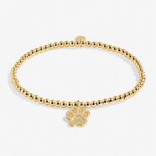 Load image into Gallery viewer, A Little &#39;Love Has Four Paws&#39; Bracelet in Gold-Tone Plating
