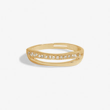 Load image into Gallery viewer, Afterglow Wave Double Ring - Gold
