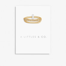 Load image into Gallery viewer, Afterglow Wave Double Ring - Gold
