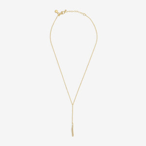 Afterglow Wave Lariat Necklace - Gold