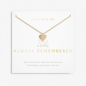 A Little 'Always Remembered' Necklace in Gold-Tone Plating