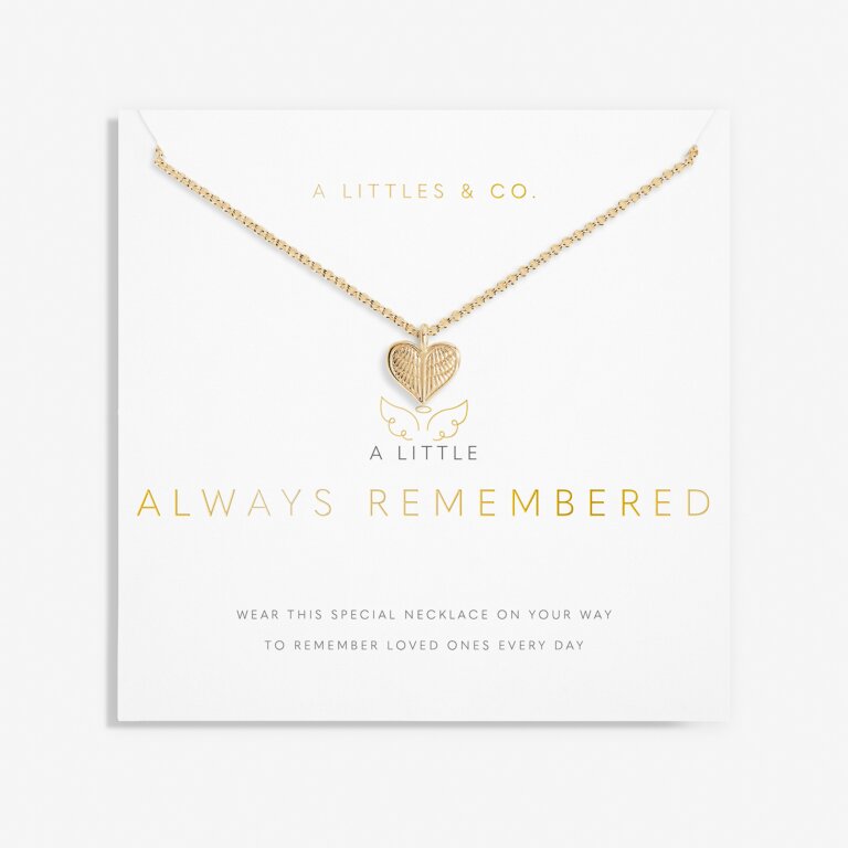 A Little 'Always Remembered' Necklace in Gold-Tone Plating