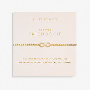 Forever Yours 'Forever Friendship' Bracelet in Gold-Tone Plating