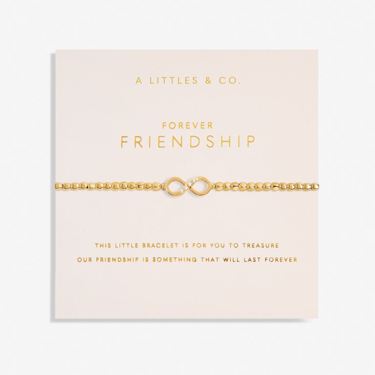 Forever Yours 'Forever Friendship' Bracelet in Gold-Tone Plating