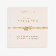 Load image into Gallery viewer, Forever Yours &#39;Just To Say Thank You&#39; Bracelet in Gold-Tone Plating
