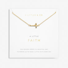 Load image into Gallery viewer, A Little &#39;Faith&#39; Necklace in Gold-Tone Plating
