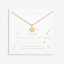 Load image into Gallery viewer, A Little &#39;Thinking of You&#39; Necklace in Gold-Tone Plating
