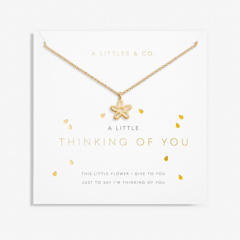 A Little 'Thinking of You' Necklace in Gold-Tone Plating