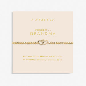 Forever Yours 'Wonderful Grandma' Bracelet in Gold-Tone Plating