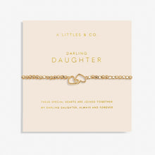 Load image into Gallery viewer, Forever Yours &#39;Darling Daughter&#39; Bracelet in Gold-Tone Plating
