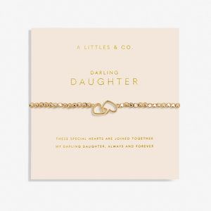 Forever Yours 'Darling Daughter' Bracelet in Gold-Tone Plating