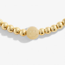 Load image into Gallery viewer, Share Happiness &#39;Do What You Love, Prioritize Happiness&#39;  Bracelet In Gold
