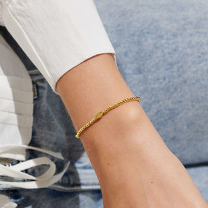 Share Happiness 'Protect Your Energy, Positivity Is Power'  Bracelet In Gold