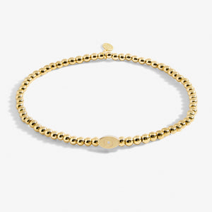 Share Happiness 'Protect Your Energy, Positivity Is Power'  Bracelet In Gold