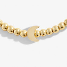 Load image into Gallery viewer, Share Happiness &#39;Shoot For The Moon, Land Among The Stars&#39;  Bracelet In Gold
