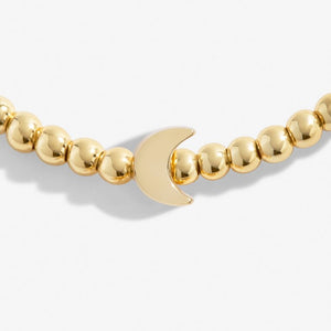 Share Happiness 'Shoot For The Moon, Land Among The Stars'  Bracelet In Gold