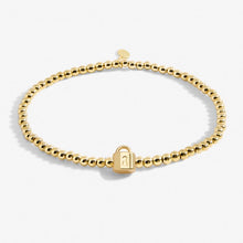 Load image into Gallery viewer, Share Happiness &#39;Stronger Than You Know, You Got This&#39; Bracelet In Gold
